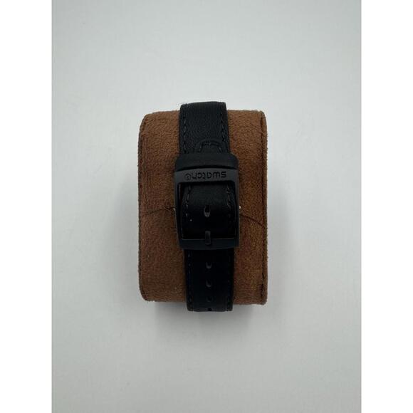 Swatch Watch Blue Tune GX119 Leather 34mm 1990 unisex New main image 6